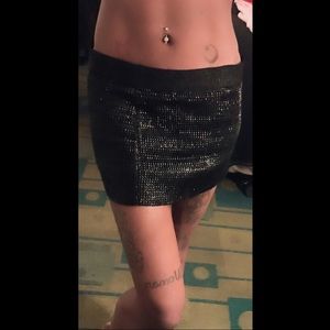 **3 for 10**Black mini skirt